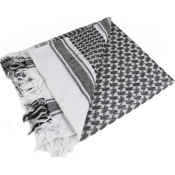 New Scarf Military Shemagh Tactical Desert Keffiyeh Head Neck Scarf Arab Wrap - Picture 2 of 7